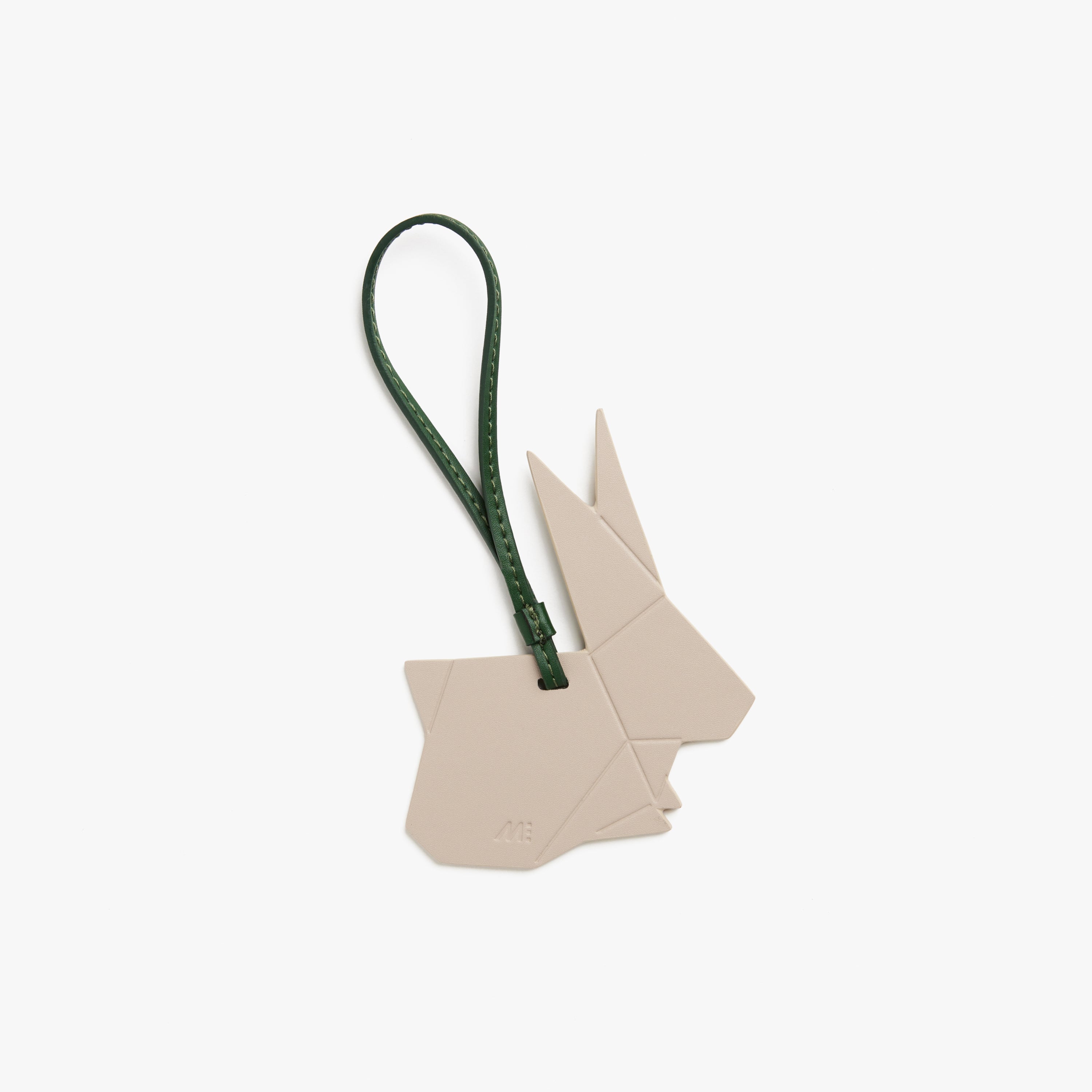 Alternative view of Origami Rabbit Charm